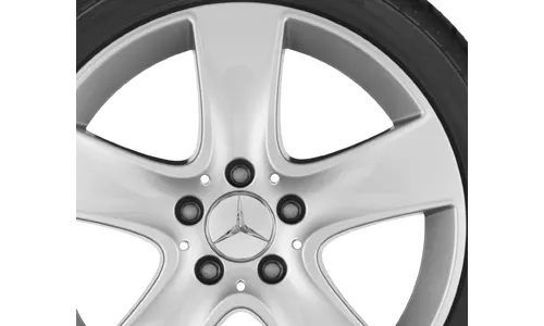 Колесный диск 7,5J×17 ET52,5 для Mercedes-Benz W176/W246/C117, передняя и задняя оси, титаново-серебристый — фото 3