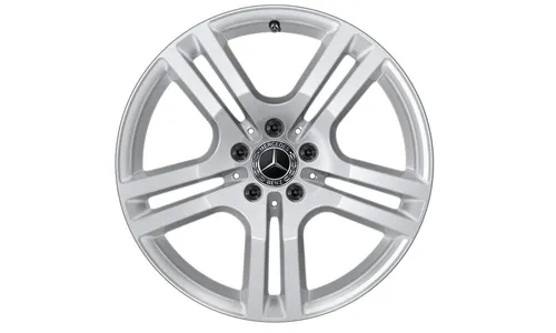 Колесный диск 7,5J×18 ET53 для Mercedes-Benz GLA 247 / GLB 247, передняя и задняя оси, серебристый Vanadium Silver — фото 1