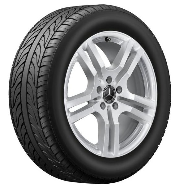 Колесный диск 7,5J×18 ET53 для Mercedes-Benz GLA 247 / GLB 247, передняя и задняя оси, серебристый Vanadium Silver — фото 2