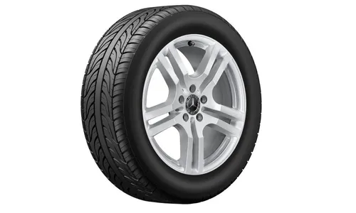 Колесный диск 7,5J×18 ET53 для Mercedes-Benz GLA 247 / GLB 247, передняя и задняя оси, серебристый Vanadium Silver — фото 2