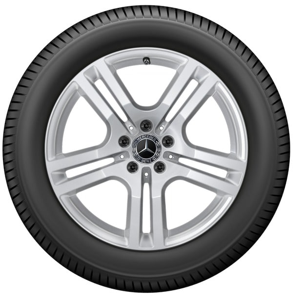 Колесный диск 7,5J×18 ET53 для Mercedes-Benz GLA 247 / GLB 247, передняя и задняя оси, серебристый Vanadium Silver — фото 3