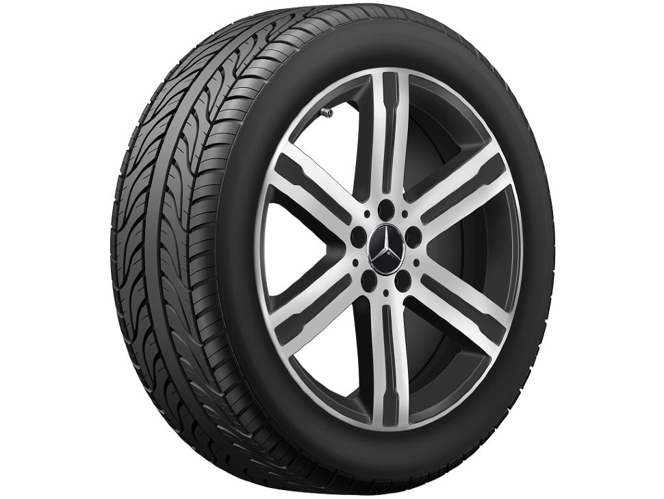 Колесный диск 7,5J×19 ET53 для Mercedes-Benz H247, передняя и задняя оси, чёрный — фото 1