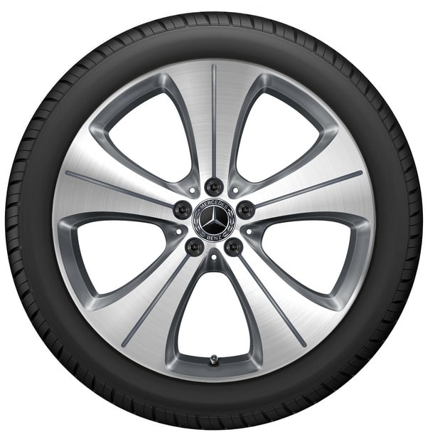 Колесный диск 8J×20 ET48 для Mercedes-Benz GLA 247 / GLB 247, передняя и задняя оси, серый металлик Tremolite — фото 3