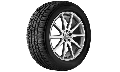 Колесный диск AMG 8J×19 ET19 для Mercedes-Benz GLC 253, передняя ось, титаново-серый, с алмазной проточкой, 10 спиц — фото 3