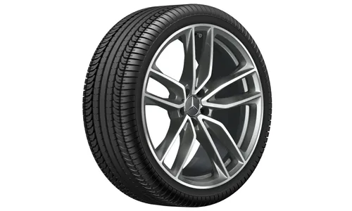 Колесный диск AMG 9,5J×21 ET30 для Mercedes-Benz GLC 253, передняя ось, титаново-серый — фото 1