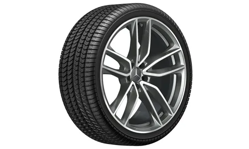 Колесный диск AMG 9,5J×21 ET30 для Mercedes-Benz GLC 253, передняя ось, титаново-серый — фото 2