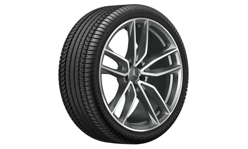 Колесный диск AMG 10J×21 ET28 для Mercedes-Benz GLC 253, задняя ось, титаново-серый — фото 2