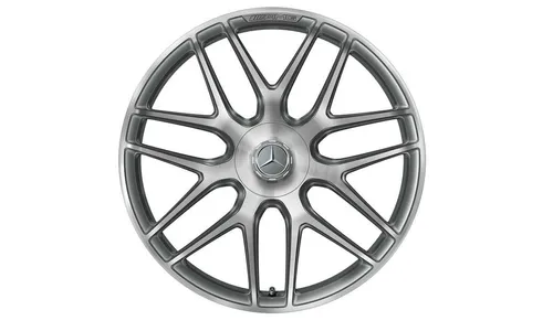 Колесный диск AMG 10J×21 ET28 для Mercedes-Benz GLC 253, задняя ось, титаново-серый, с алмазной проточкой — фото 1