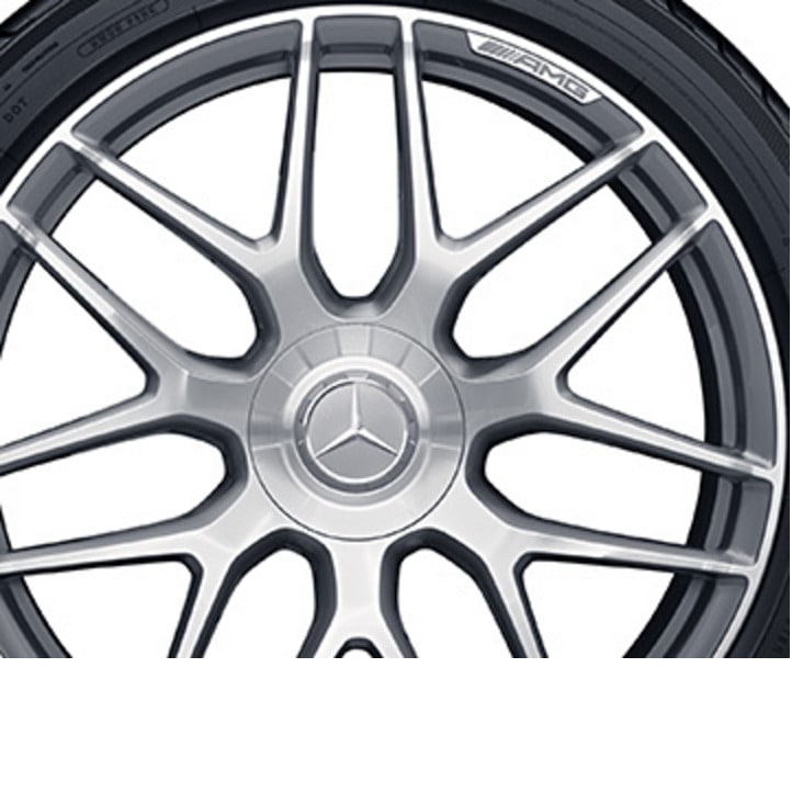 Колесный диск AMG 10J×21 ET28 для Mercedes-Benz GLC 253, задняя ось, титаново-серый, с алмазной проточкой — фото 3