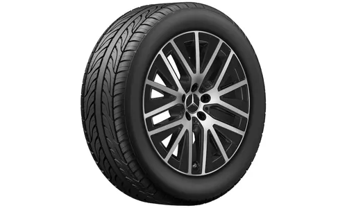 Колесный диск 8J×19 ET38 для Mercedes-Benz W213/X253/C253, передняя и задняя оси, чёрный — фото 1