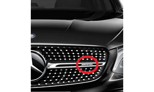 Эмблема AMG для решетки Diamond, Mercedes-Benz GLC X253/C253 (2015–2019) — фото 1