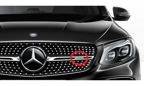 Эмблема AMG для решетки Diamond, Mercedes-Benz GLC X253/C253 (2015–2019) — фото 2