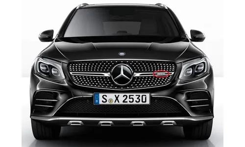 Эмблема AMG для решетки Diamond, Mercedes-Benz GLC X253/C253 (2015–2019) — фото 3