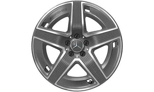 Колесный диск AMG 8J×19 ET32,5 для Mercedes-Benz GLC 254, передняя ось, серый Tantal, 5 спиц — фото 1