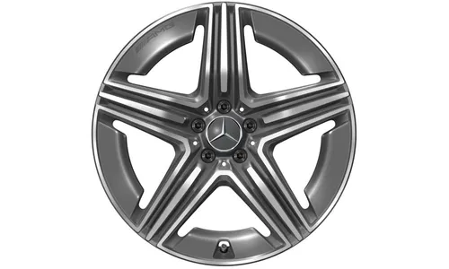 Колесный диск AMG 8,5J×20 ET34,5 для Mercedes-Benz GLC 254, передняя ось, серый Tantal — фото 1