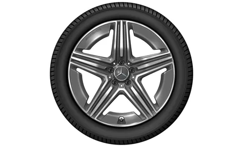 Колесный диск AMG 8,5J×20 ET34,5 для Mercedes-Benz GLC 254, передняя ось, серый Tantal — фото 3