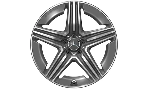 Колесный диск AMG 9,5J×20 ET35,5 для Mercedes-Benz GLC 254, задняя ось, серый Tantal — фото 2