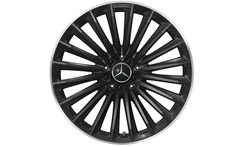 Колесный диск AMG 8,5J×20 ET34,5 для Mercedes-Benz GLC 254, передняя ось, черный, многоспицевый — фото 1