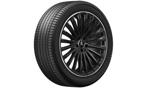 Колесный диск AMG 9,5J×20 ET35,5 для Mercedes-Benz GLC 254, задняя ось, черный, многоспицевый — фото 1