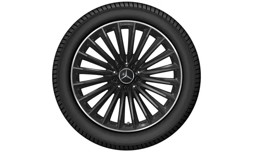 Колесный диск AMG 9,5J×20 ET35,5 для Mercedes-Benz GLC 254, задняя ось, черный, многоспицевый — фото 3