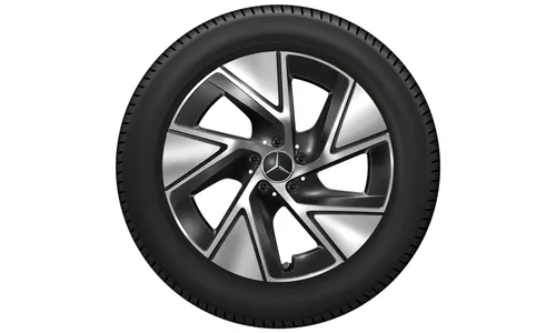 Колесный диск 8J×19 ET32,5 для Mercedes-Benz GLC 254, передняя и задняя оси, черный, с алмазной проточкой — фото 3
