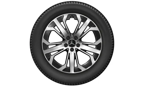 Колесный диск 8J×19 ET32,5 для Mercedes-Benz GLC 254, передняя и задняя оси, черный, с алмазной проточкой — фото 3
