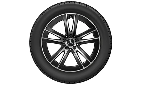 Колесный диск 8J×19 ET32,5 для Mercedes-Benz GLC 254, передняя и задняя оси, черный, с алмазной проточкой — фото 3