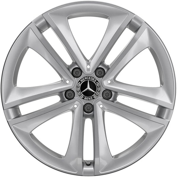 Колесный диск 9J×18 ET33 для Mercedes-Benz CLS 257, задняя ось, серебристый Vanadium Silver — фото 1