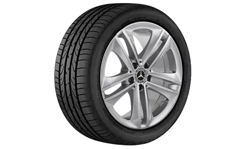 Колесный диск 9J×18 ET33 для Mercedes-Benz CLS 257, задняя ось, серебристый Vanadium Silver — фото 2