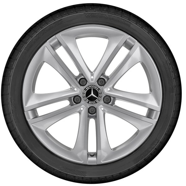 Колесный диск 9J×18 ET33 для Mercedes-Benz CLS 257, задняя ось, серебристый Vanadium Silver — фото 3