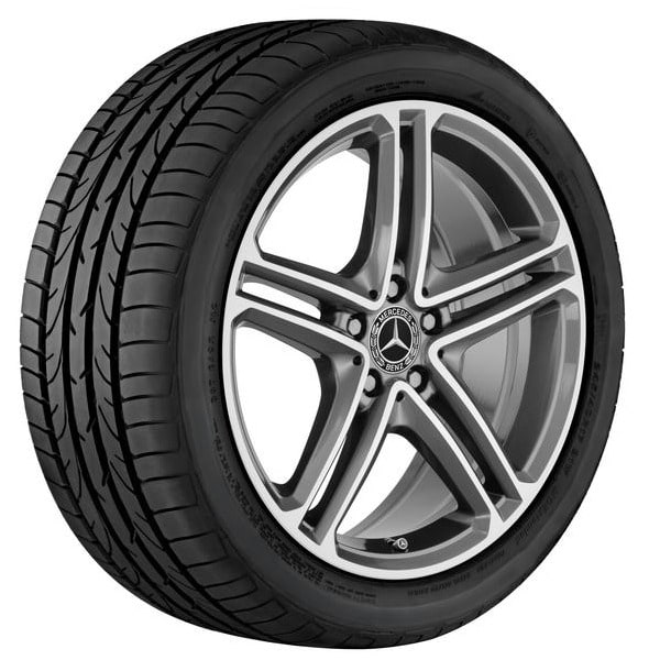 Колесный диск 9J×19 ET33 для Mercedes-Benz CLS 257, задняя ось, серый металлик Tremolite — фото 1