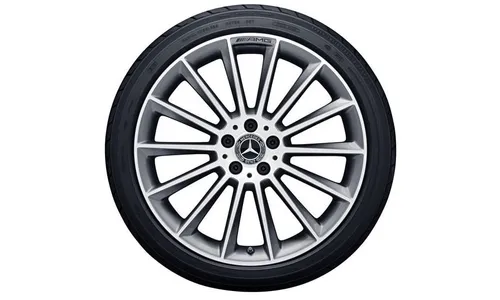 Колесный диск AMG 8J×20 ET10 для Mercedes-Benz CLS 257, передняя ось, титаново-серый, многоспицевый — фото 1