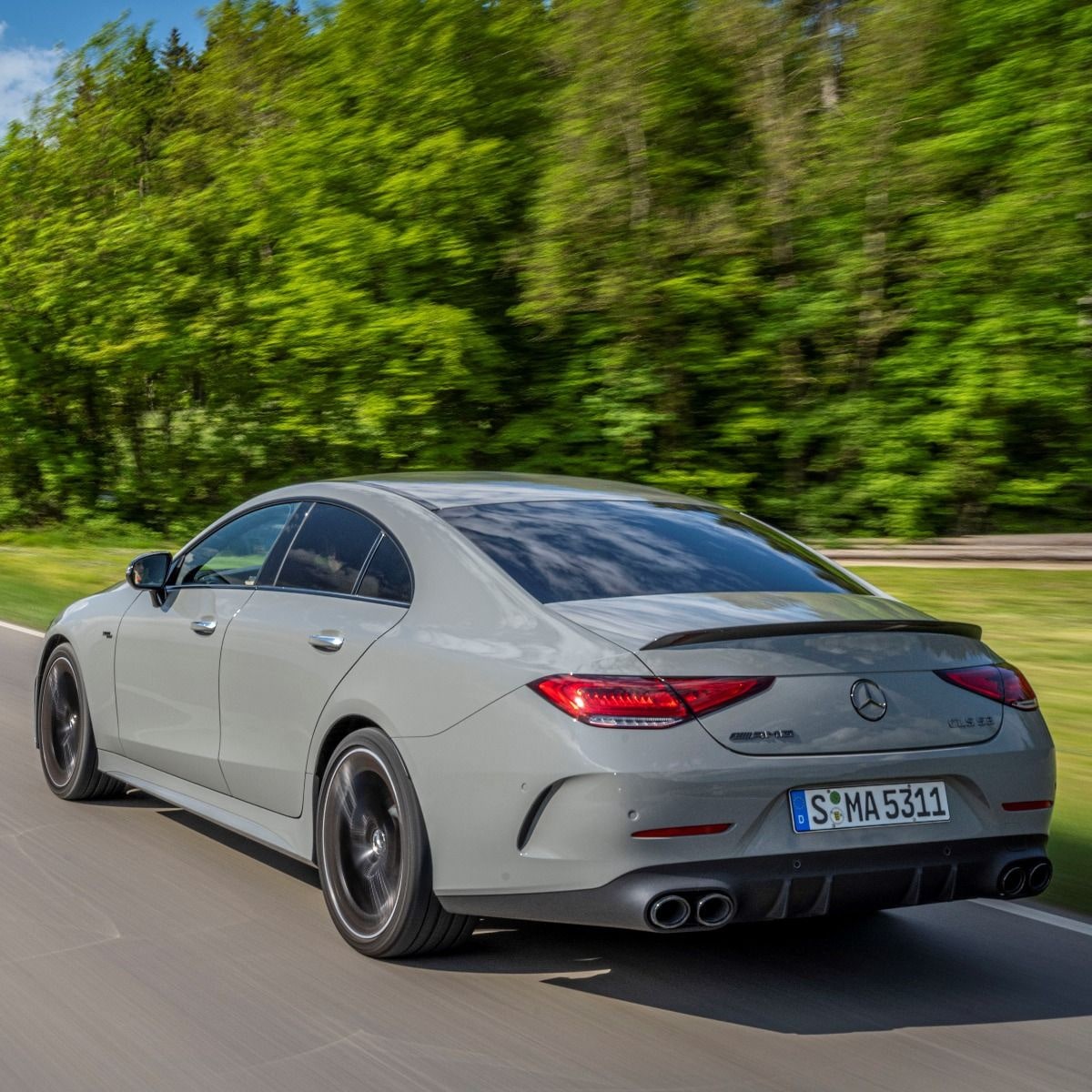 Задний спойлер AMG, карбон, Mercedes-Benz CLS C257 — фото 4