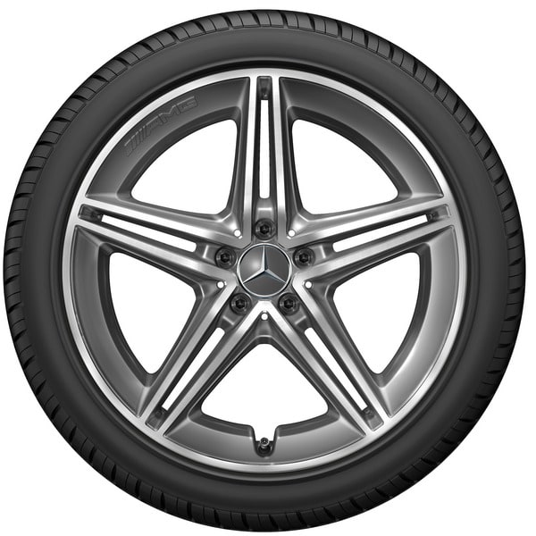 Колесный диск AMG 11J×20 ET20 для Mercedes-Benz AMG GT 290, задняя ось, серый Tantal, 5 двойных спиц — фото 4