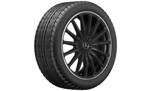 Колесный диск AMG 9,5J×20 ET25,5 для Mercedes-Benz AMG GT 290, передняя ось, черный, матовый — фото 1
