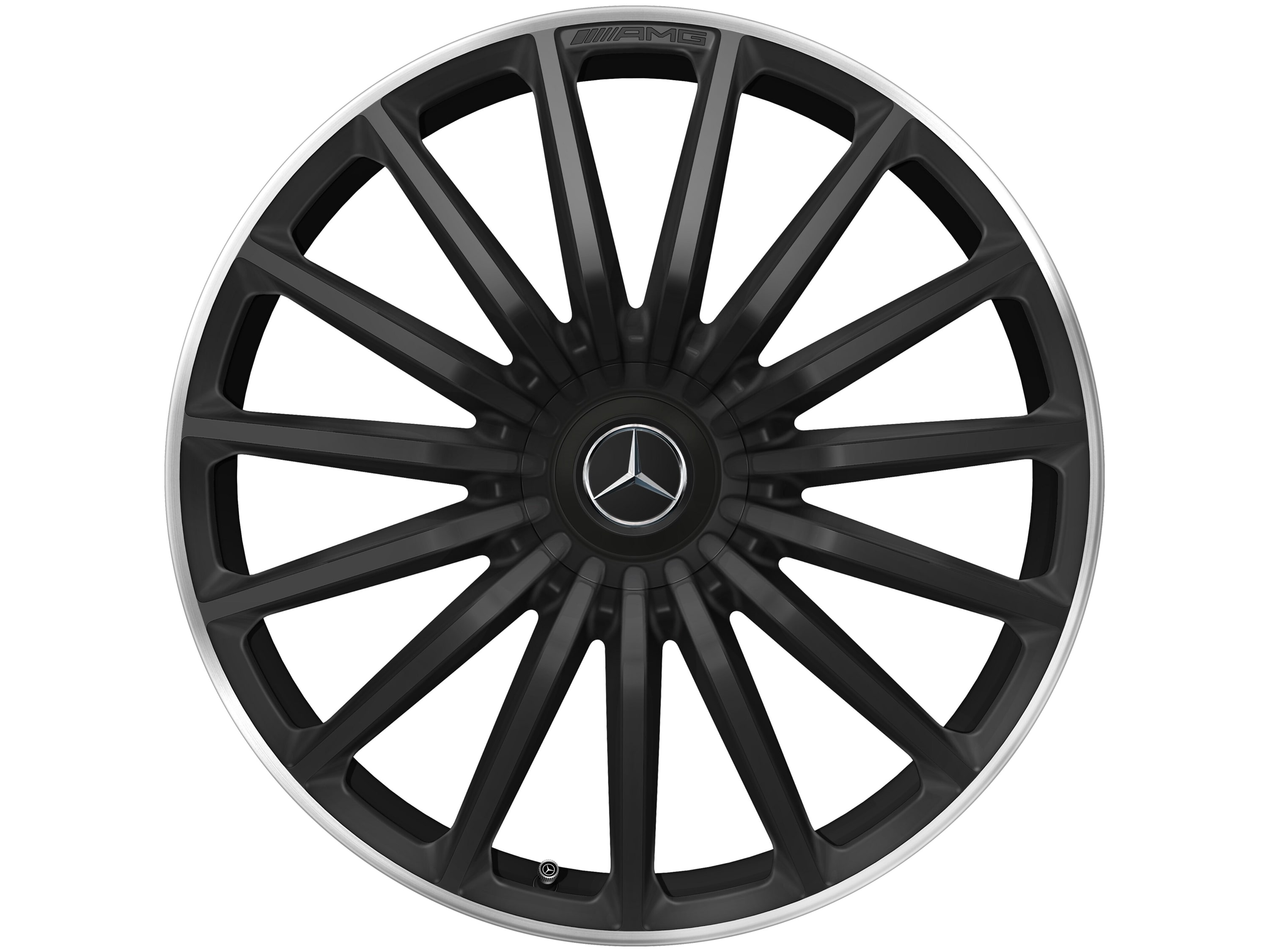 Колесный диск AMG 9,5J×20 ET25,5 для Mercedes-Benz AMG GT 290, передняя ось, черный, матовый — фото 3