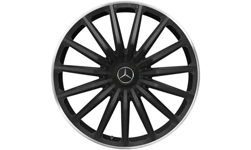 Колесный диск AMG 9,5J×20 ET25,5 для Mercedes-Benz AMG GT 290, передняя ось, черный, матовый — фото 3