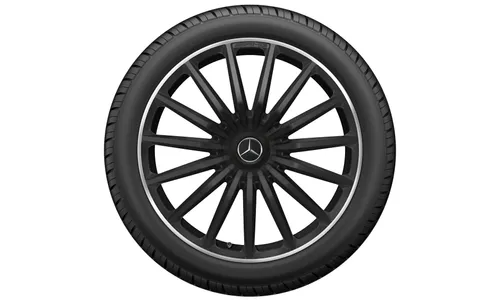 Колесный диск AMG 9,5J×20 ET25,5 для Mercedes-Benz AMG GT 290, передняя ось, черный, матовый — фото 4