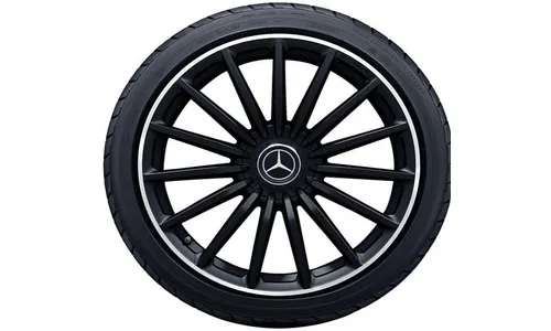 Колесный диск AMG 9,5J×20 ET25,5 для Mercedes-Benz AMG GT 290, передняя ось, черный, матовый — фото 5