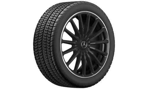 Колесный диск AMG 9,5J×20 ET25,5 для Mercedes-Benz AMG GT 290, передняя ось, черный, матовый — фото 6