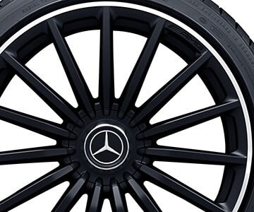 Колесный диск AMG 9,5J×20 ET25,5 для Mercedes-Benz AMG GT 290, передняя ось, черный, матовый — фото 7