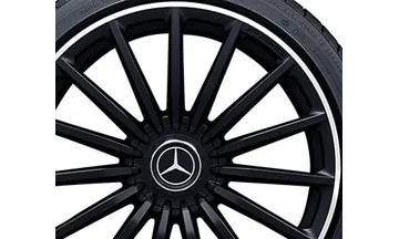 Колесный диск AMG 9,5J×20 ET25,5 для Mercedes-Benz AMG GT 290, передняя ось, черный, матовый — фото 7
