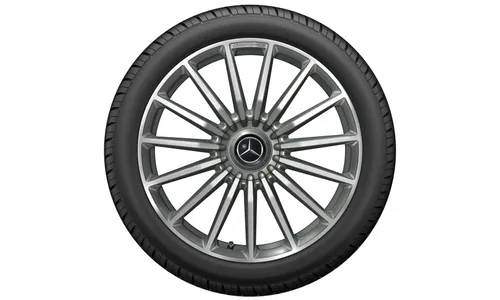 Колесный диск AMG 11J×20 ET20 для Mercedes-Benz AMG GT 290, задняя ось, титаново-серый, с алмазной проточкой, многоспицевый — фото 3
