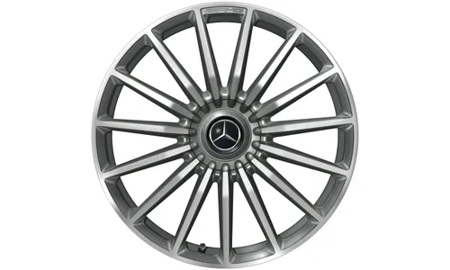 Колесный диск AMG 11J×20 ET20 для Mercedes-Benz AMG GT 290, задняя ось, титаново-серый, с алмазной проточкой, многоспицевый — фото 5