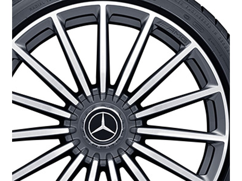 Колесный диск AMG 11J×20 ET20 для Mercedes-Benz AMG GT 290, задняя ось, титаново-серый, с алмазной проточкой, многоспицевый — фото 6