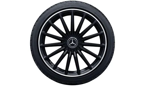 Колесный диск AMG 11J×20 ET20 для Mercedes-Benz AMG GT 290, задняя ось, черный, матовый — фото 3
