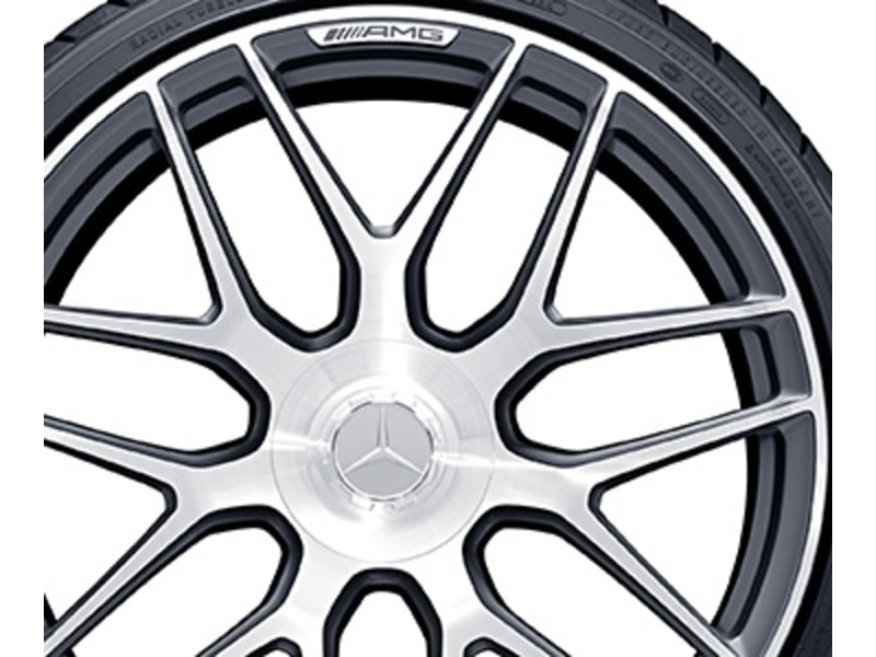 Колесный диск AMG 11,5J×21 ET30 для Mercedes-Benz AMG GT 290, задняя ось, титаново-серый, с алмазной проточкой, перекрестные спицы — фото 4