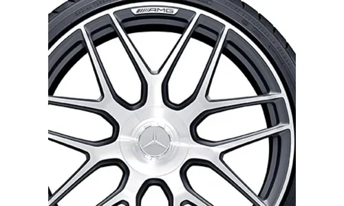 Колесный диск AMG 11,5J×21 ET30 для Mercedes-Benz AMG GT 290, задняя ось, титаново-серый, с алмазной проточкой, перекрестные спицы — фото 4