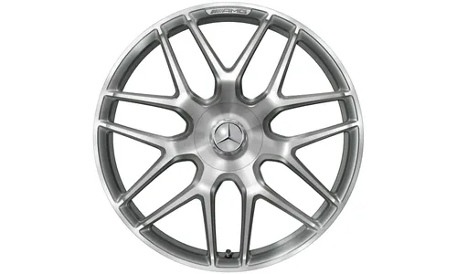 Колесный диск AMG 11,5J×21 ET30 для Mercedes-Benz AMG GT 290, задняя ось, титаново-серый, с алмазной проточкой, перекрестные спицы — фото 5