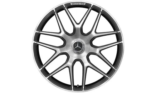 Колесный диск AMG 11,5J×21 ET30 для Mercedes-Benz AMG GT 290, задняя ось, титаново-серый, перекрестные спицы — фото 3